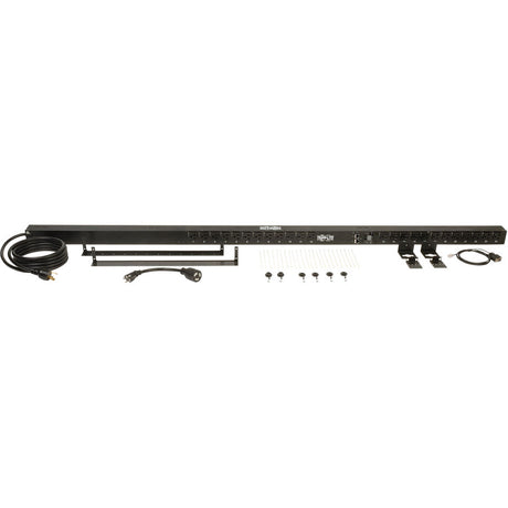 Eaton 1.9kW Single-Phase Switched PDU, LX Platform, Outlet Monitoring, 120V Outlets (24 NEMA 5-15/20R), L5-20P Plug, 0U, TAA — PDUMVR20NETLX