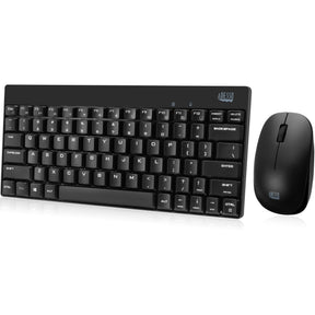 Adesso WKB-1100CB - Wireless Spill Resistant Mini Keyboard &amp; Mouse Combo — WKB-1100CB