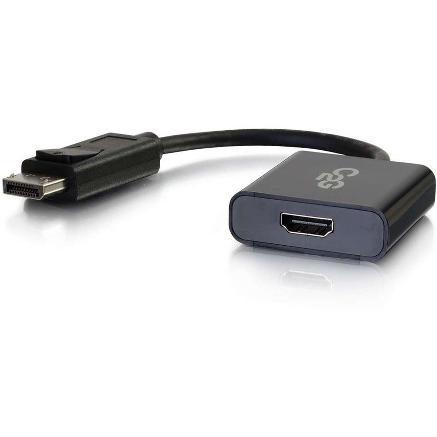 C2G DisplayPort to HDMI Active Adapter Converter 4K 30Hz - Black — 54306