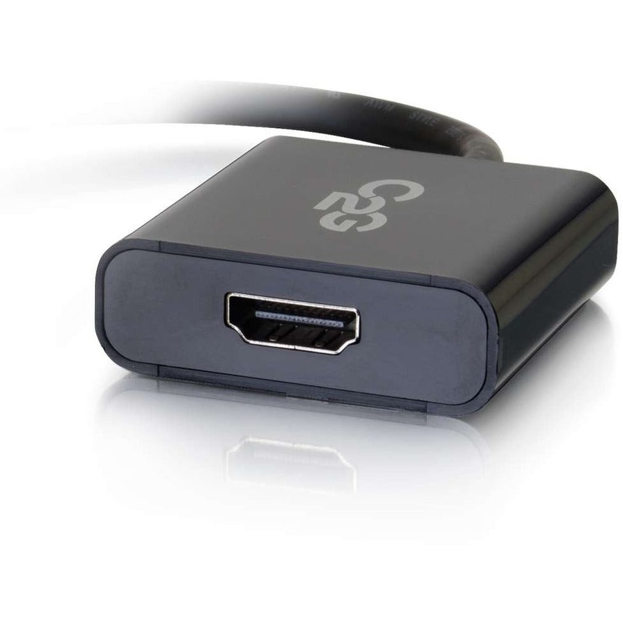 C2G DisplayPort to HDMI Active Adapter Converter 4K 30Hz - Black — 54306