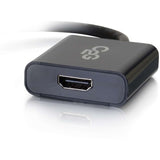 C2G DisplayPort to HDMI Active Adapter Converter 4K 30Hz - Black — 54306