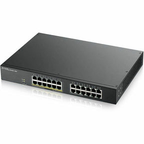 ZYXEL GS1900-24EP 24-Port Gigabit Smart Managed PoE Switch (Compact Design) | 12 PoE+ Ports at 130W — GS1900-24EP