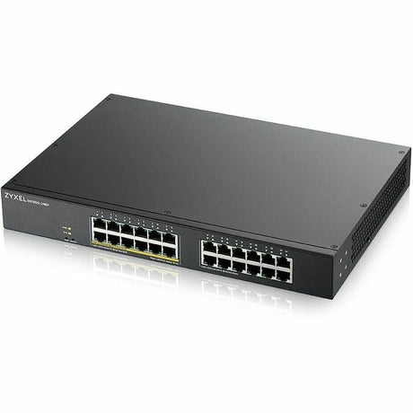 ZYXEL GS1900-24EP 24-Port Gigabit Smart Managed PoE Switch (Compact Design) | 12 PoE+ Ports at 130W — GS1900-24EP