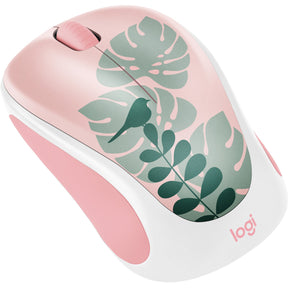 Logitech Design Collection Limited Edition Wireless Mouse with Colorful Designs - USB Unifying Receiver, 12 months AA Battery Life, Portable & Lightweight, Easy Plug & Play with Universal Compatibility - CHIRPY BIRD — 910-006114