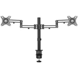 StarTech.com Desk Mount Dual Monitor Arm - Ergonomic VESA Compatible Mount for up to 32 inch Displays - Desk / C-Clamp - Articulating — ARMDUAL3