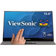 ViewSonic TD1655 15.6 Inch 1080p Portable Monitor with IPS Touchscreen, 2 Way Powered 60W USB C, Eye Care, Dual Speakers, Built-in Stand with Magnetic Cover — TD1655
