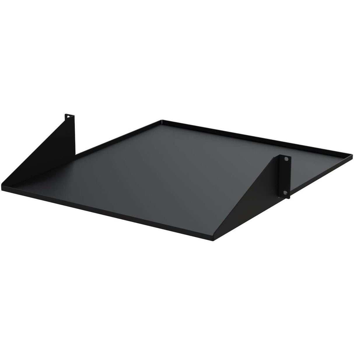 StarTech.com 2U 19" 2-Post Network Rack Shelf 20in Deep Center Mount Cantilever Tray Rackmount for AV/Data Equipment 75lb Capacity — CABSHF2POST2