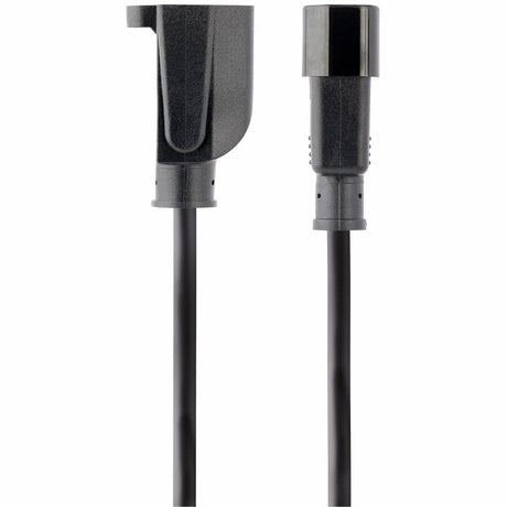 StarTech.com 1ft (0.3m) Power Extension Cord, IEC C14 to NEMA 5-15R, 10A 125V, 18AWG, Black, Outlet Extension Cable for Network Equipment — PAC10010PK