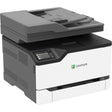 Lexmark CX431adw Laser Multifunction Printer-Color-Copier/Fax/Scanner-26 ppm Mono/26 ppm Color Print-2400x600 dpi Print-Automatic Duplex Print-75000 Pages-251 sheets Input-600 dpi Optical Scan-Color Fax-Wireless LAN — 40N9370