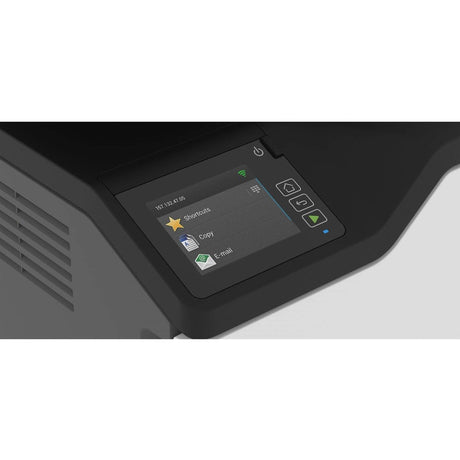 Lexmark CX431adw Laser Multifunction Printer-Color-Copier/Fax/Scanner-26 ppm Mono/26 ppm Color Print-2400x600 dpi Print-Automatic Duplex Print-75000 Pages-251 sheets Input-600 dpi Optical Scan-Color Fax-Wireless LAN — 40N9370