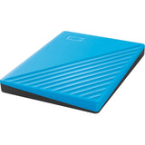 WD My Passport WDBPKJ0040BBL-WESN 4 TB Portable Hard Drive - External - Blue — WDBPKJ0040BBL-WESN