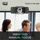 Adesso 1080P HD USB Webcam with Built-in Microphone TAA Compliant — Cybertrack H4-TAA