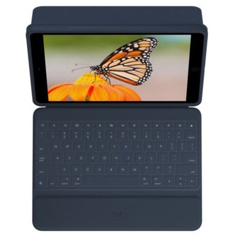Logitech Rugged Combo 3 Rugged Keyboard/Cover Case (Folio) Apple, Logitech iPad (8th Generation), iPad (7th Generation), iPad (9th Generation) Tablet - Blue — 920-009320