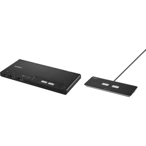 Belkin 2-Port Single Head Modular Secure KVM Switch Base Unit PP4.0 W/ Remote — F1DN102MOD-BA-4