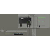 Belkin 2-Port Single Head Modular Secure KVM Switch Base Unit PP4.0 W/ Remote — F1DN102MOD-BA-4