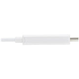Eaton Tripp Lite Series USB-C to HDMI Adapter Cable (M/M), 4K, 4:4:4, Thunderbolt 3 Compatible, White, 6 ft. (1.8 m) — U444-006-HWE
