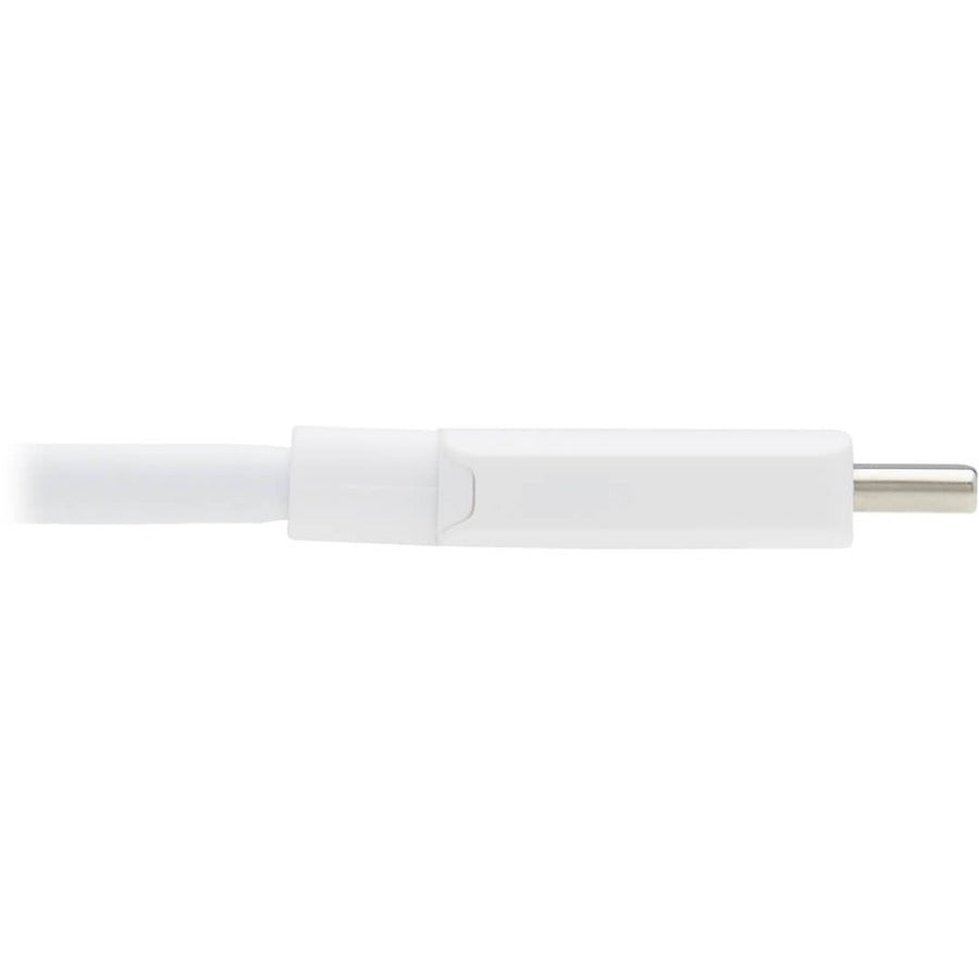 Eaton Tripp Lite Series USB-C to HDMI Adapter Cable (M/M), 4K, 4:4:4, Thunderbolt 3 Compatible, White, 6 ft. (1.8 m) — U444-006-HWE