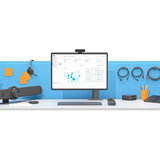 Logitech Rally Bar All-In-One Video Bar for Medium and Large Rooms, Graphite — 960-001308