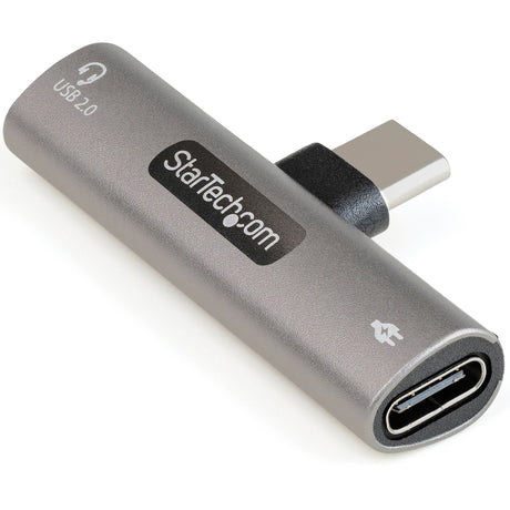 StarTech.com USB C Audio & Charge Adapter, USB-C Audio Adapter, USB C Audio Headset Port and USB Type-C PD Charger, For USB-C Phone/Tablet — CDP2CAPDM