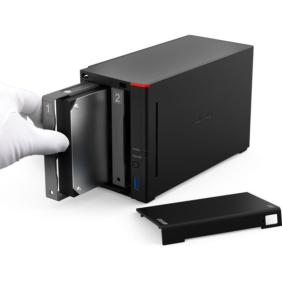 BUFFALO LinkStation 720 2-Bay Professional Network Storage 16TB (2x8TB) with Hard Drives Included — LS720D1602