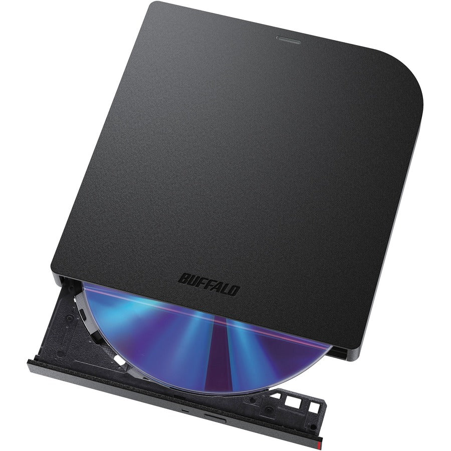 Buffalo MediaStation BRXL-PUS6U3B-TAA Portable Blu-ray Writer - External - TAA Compliant — BRXL-PUS6U3B-TAA