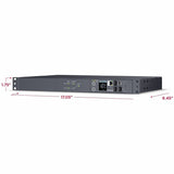 CyberPower PDU44001 Single Phase 100 - 120 VAC 15A Switched ATS PDU — PDU44001