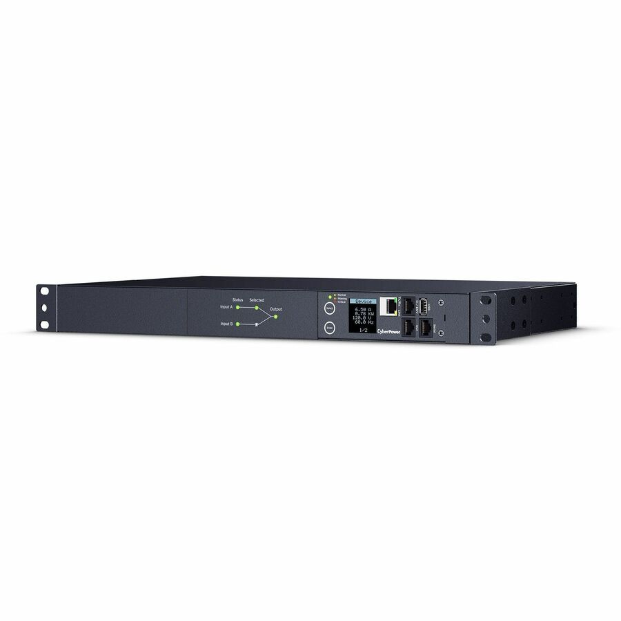 CyberPower PDU44001 Single Phase 100 - 120 VAC 15A Switched ATS PDU — PDU44001