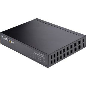 StarTech.com Unmanaged 2.5G Switch, 5 Port 2.5GBASE-T Unmanaged Ethernet Switch, Din Rail | Wall Mount, Multi-Gigabit, Auto-MDIX, 9K Jumbo — DS52000