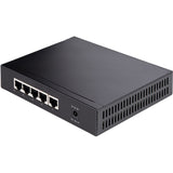 StarTech.com Unmanaged 2.5G Switch, 5 Port 2.5GBASE-T Unmanaged Ethernet Switch, Din Rail | Wall Mount, Multi-Gigabit, Auto-MDIX, 9K Jumbo — DS52000