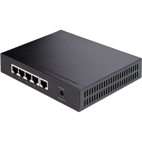 StarTech.com Unmanaged 2.5G Switch, 5 Port 2.5GBASE-T Unmanaged Ethernet Switch, Din Rail | Wall Mount, Multi-Gigabit, Auto-MDIX, 9K Jumbo — DS52000