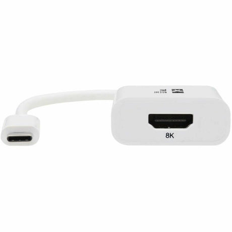 Eaton Tripp Lite Series USB-C to HDMI Adapter (M/F) - 8K 60 Hz, HDR, 4:4:4, HDCP 2.3, White — U444-06N-HD8K6W