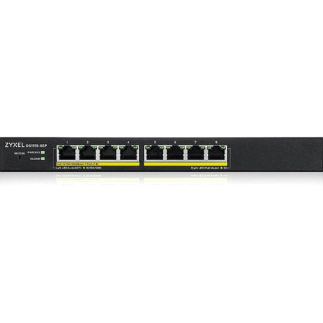 ZYXEL GS1915-8EP 8-Port Gigabit Smart Nebula Cloud Managed PoE Switch | 8 PoE+ Ports at 60W — GS1915-8EP