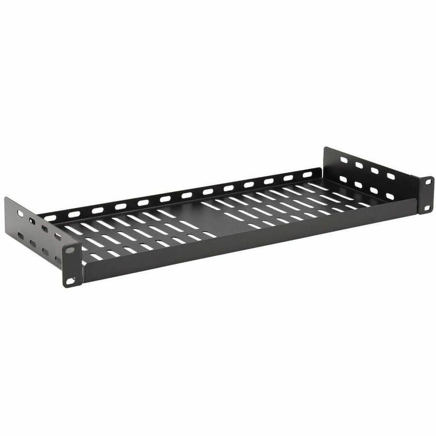 Eaton Tripp Lite Series SmartRack Cantilever Fixed Steel Rack Shelf - 1U, Vented, 7 in. (17.8 cm) Deep, Holds up to 40 lb. (18 kg) — SRSHELF2P1USHRT