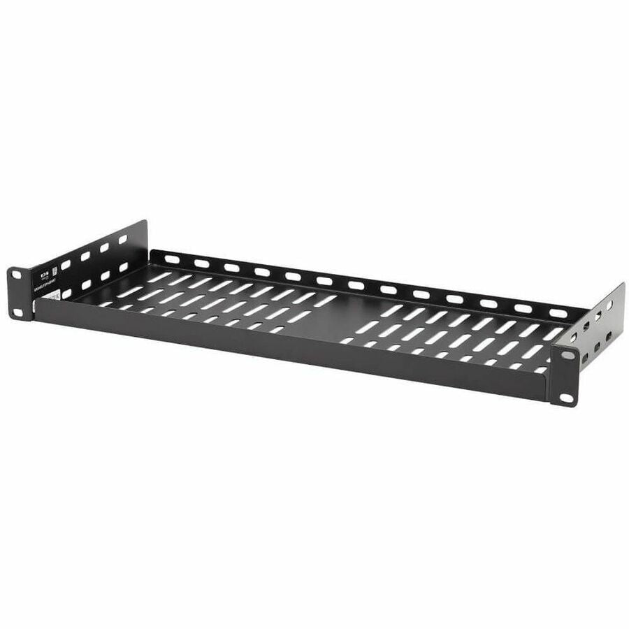 Eaton Tripp Lite Series SmartRack Cantilever Fixed Steel Rack Shelf - 1U, Vented, 7 in. (17.8 cm) Deep, Holds up to 40 lb. (18 kg) — SRSHELF2P1USHRT