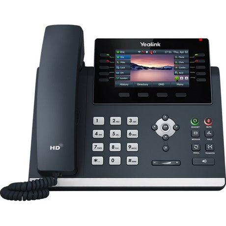 Yealink SIP-T46U IP Phone - Corded - Corded - Wall Mountable, Desktop - Classic Gray — 1301203