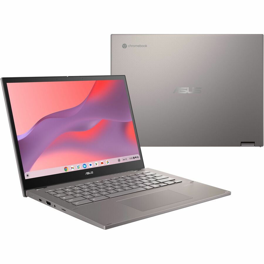 Asus Chromebook Vibe CX34 Flip CX3401 CX3401FBA-YZ762T-S 14" Touchscreen Convertible Chromebook - WUXGA - Intel Core i7 12th Gen i7-1255U - 16 GB - 512 GB SSD - Gray — CX3401FBA-YZ762T-S