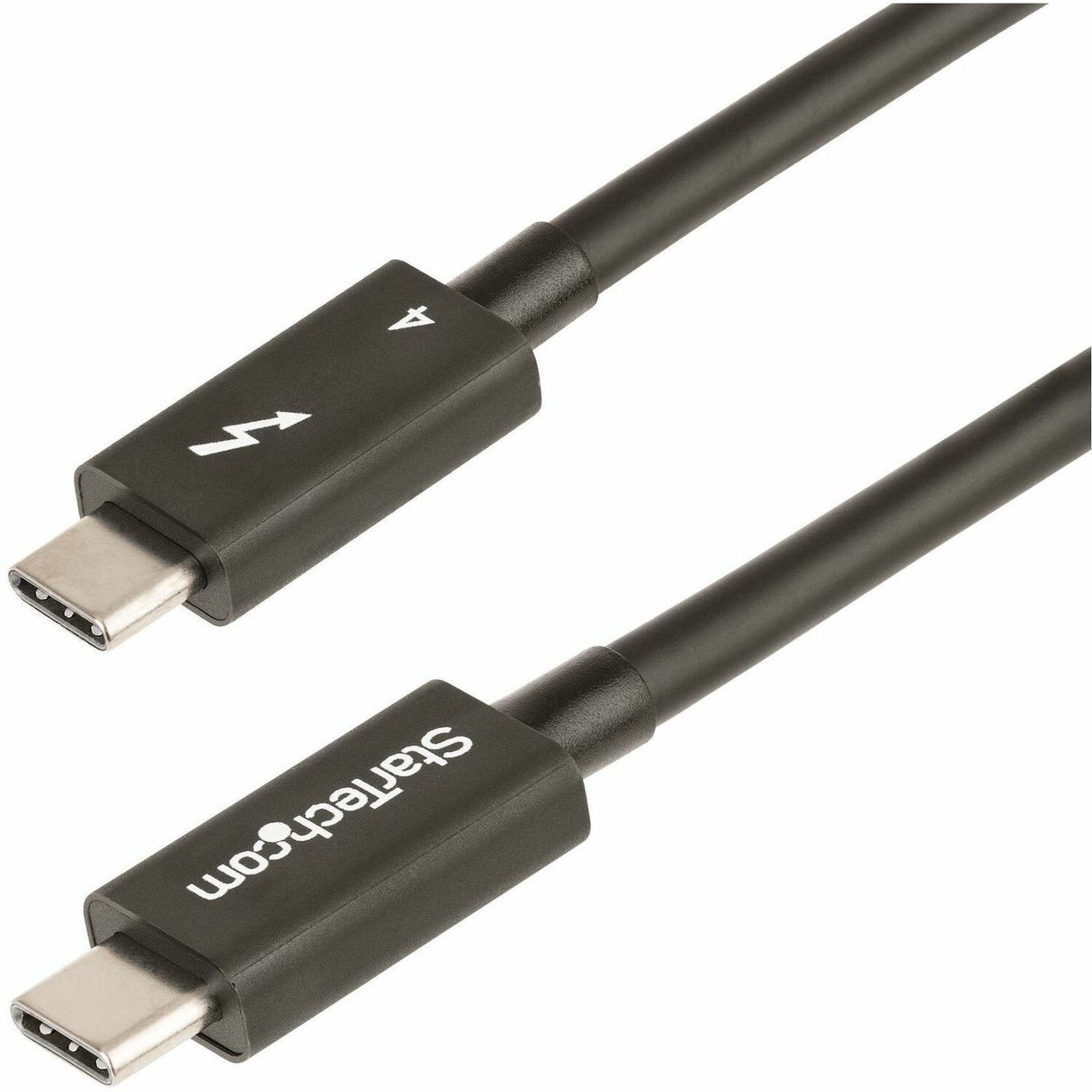 StarTech.com 1.6ft/50cm Thunderbolt 4 Cable, 40Gbps, 100W PD, 4K/8K Video, Intel-Certified, Compatible w/Thunderbolt 3/USB 3.2/DisplayPort — TBLT4MM50CM