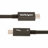 StarTech.com 1.6ft/50cm Thunderbolt 4 Cable, 40Gbps, 100W PD, 4K/8K Video, Intel-Certified, Compatible w/Thunderbolt 3/USB 3.2/DisplayPort — TBLT4MM50CM