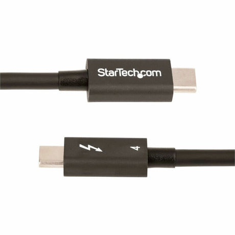 StarTech.com 1.6ft/50cm Thunderbolt 4 Cable, 40Gbps, 100W PD, 4K/8K Video, Intel-Certified, Compatible w/Thunderbolt 3/USB 3.2/DisplayPort — TBLT4MM50CM