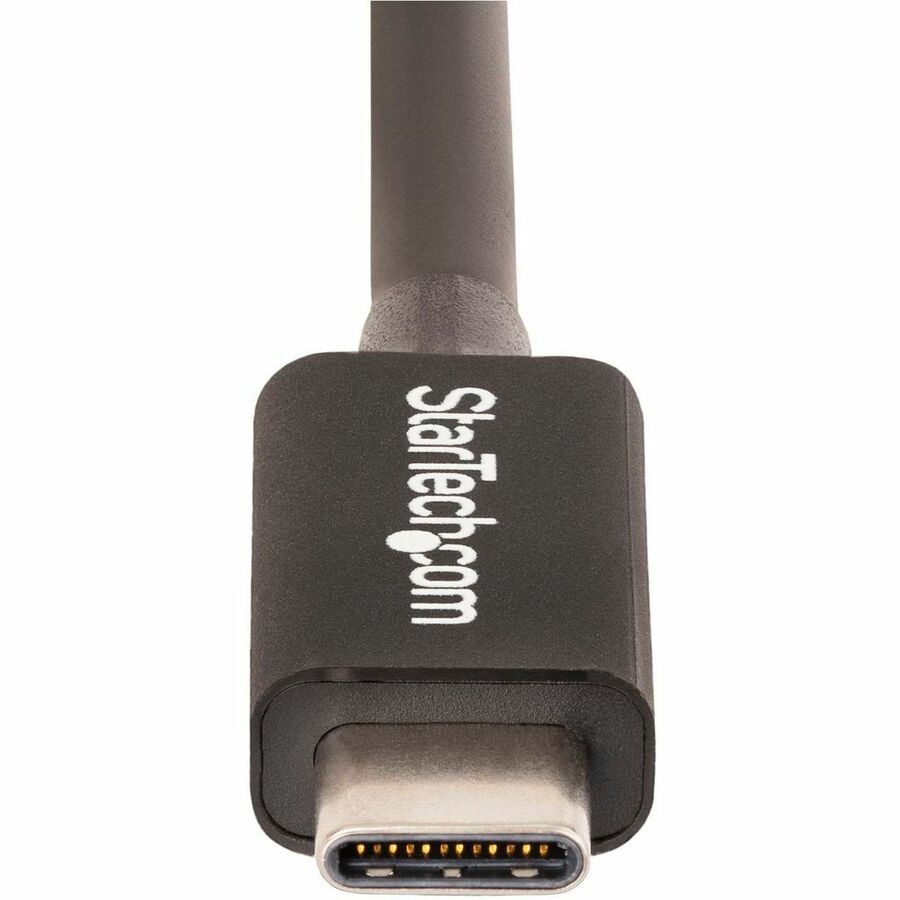 StarTech.com 1.6ft/50cm Thunderbolt 4 Cable, 40Gbps, 100W PD, 4K/8K Video, Intel-Certified, Compatible w/Thunderbolt 3/USB 3.2/DisplayPort — TBLT4MM50CM
