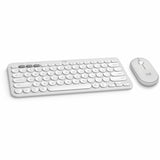 Logitech Pebble 2 Combo for Mac, Wireless Keyboard and Mouse, Slim, Quiet and Portable, Tonal White — 920-012201