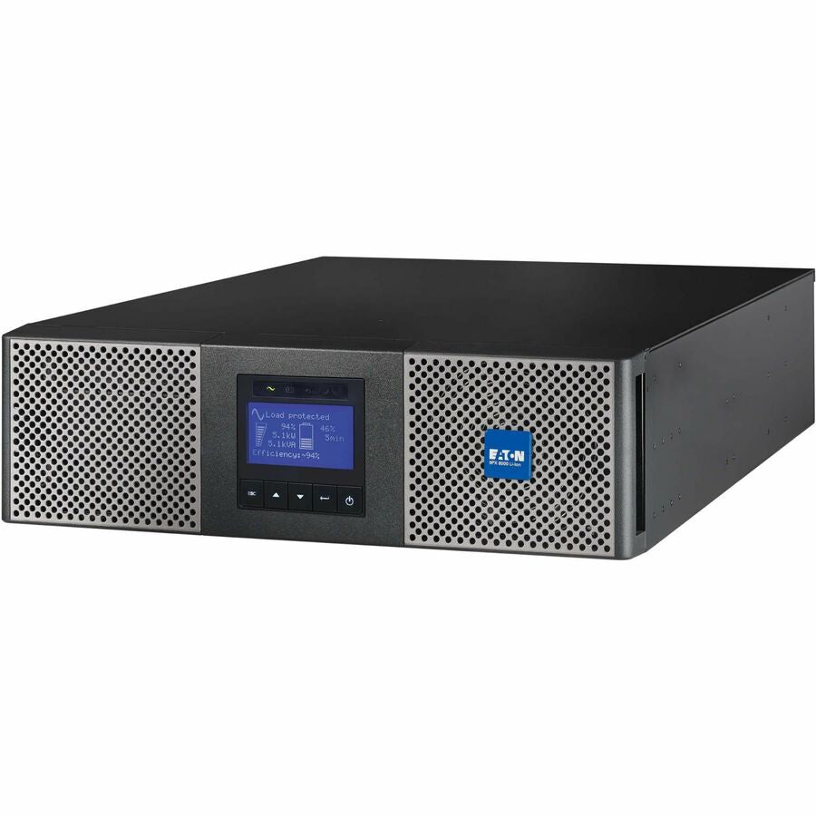 Eaton 9PX 6000VA 5400W 208V Online Double-Conversion UPS - L6-30P or Hardwired Input, 2 L6-20R, 2 L6-30R, Lithium-ion Battery, Cybersecure Network Card, Extended Run, 3U Rack/Tower — 9PX6K-L