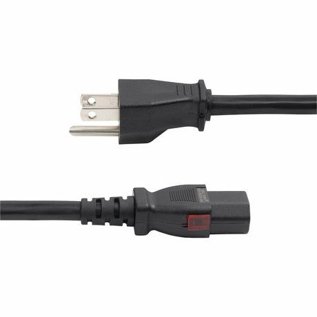 StarTech.com 12ft (3.6m) Heavy Duty Power Cord, NEMA 5-15P to Locking C13 AC Power Cable, 15A 125V, 14AWG, UL Listed — 27LC-4B00-POWER-CORD