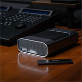 SanDisk G-DRIVE PROJECT SDPHG1H-008T-NBAAD 22 TB Portable Hard Drive - External - Gray — SDPHG1H-022T-NBAAD