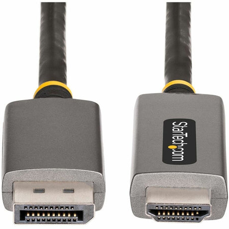 StarTech.com 6ft (2m) DisplayPort to HDMI Adapter Cable, 8K 60Hz, 4K 144Hz, HDR10, DP 1.4 to HDMI 2.1 Active Video Converter — 133DISPLAYPORTHDMI21