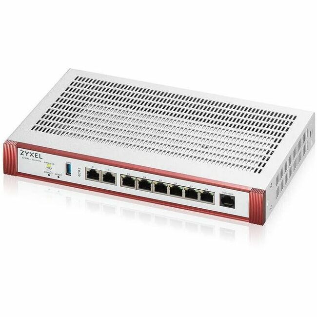 ZYXEL USGFLEX200H - High Speed UTM Cyber Security and VPN Firewall | Hardware Only | Nebula Cloud Option | 2 Multi-Gig 2.5G Ports — USGFLEX200H