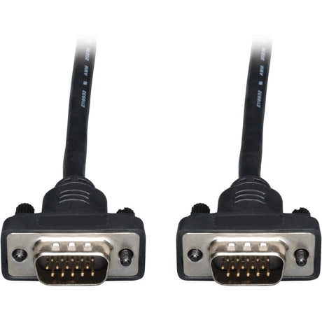 Eaton Tripp Lite Series Low-Profile VGA High-Resolution RGB Coaxial Cable (HD15 M/M), 25 ft. (7.62 m) — P502-025-SM