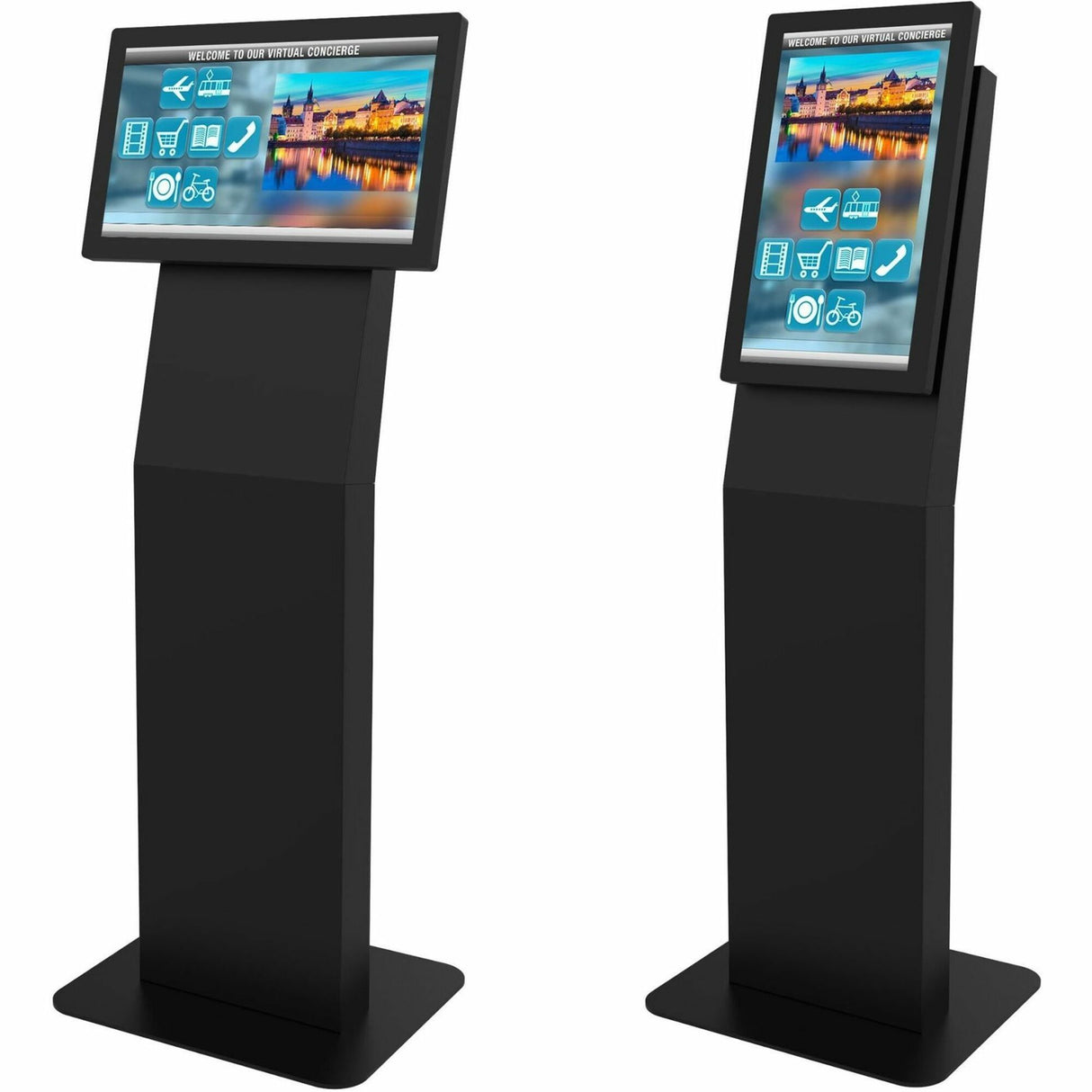 Peerless-AV&reg; Landscape/Portrait Kiosk fits most 15" , 22" , or 32" Displays — KIP522