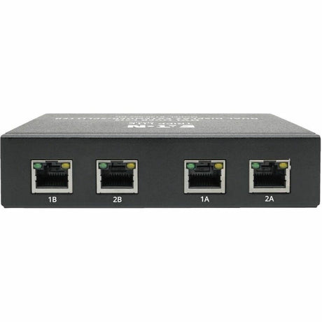 Eaton Tripp Lite Series 2-Port DVI over Cat5/6 Splitter/Extender, Box-Style Transmitter for Video, Dual-Display DVI-D, 200 ft. (60 m), TAA — B140-002-DD