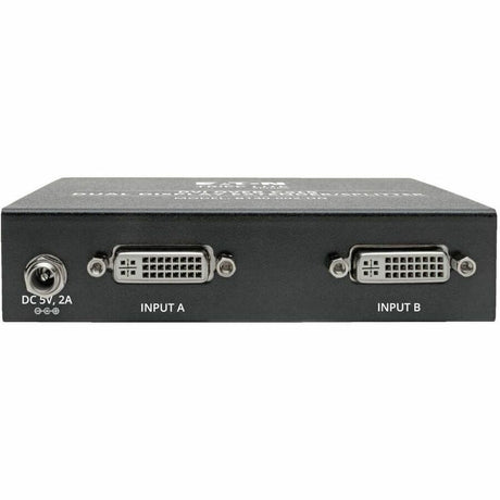 Eaton Tripp Lite Series 2-Port DVI over Cat5/6 Splitter/Extender, Box-Style Transmitter for Video, Dual-Display DVI-D, 200 ft. (60 m), TAA — B140-002-DD